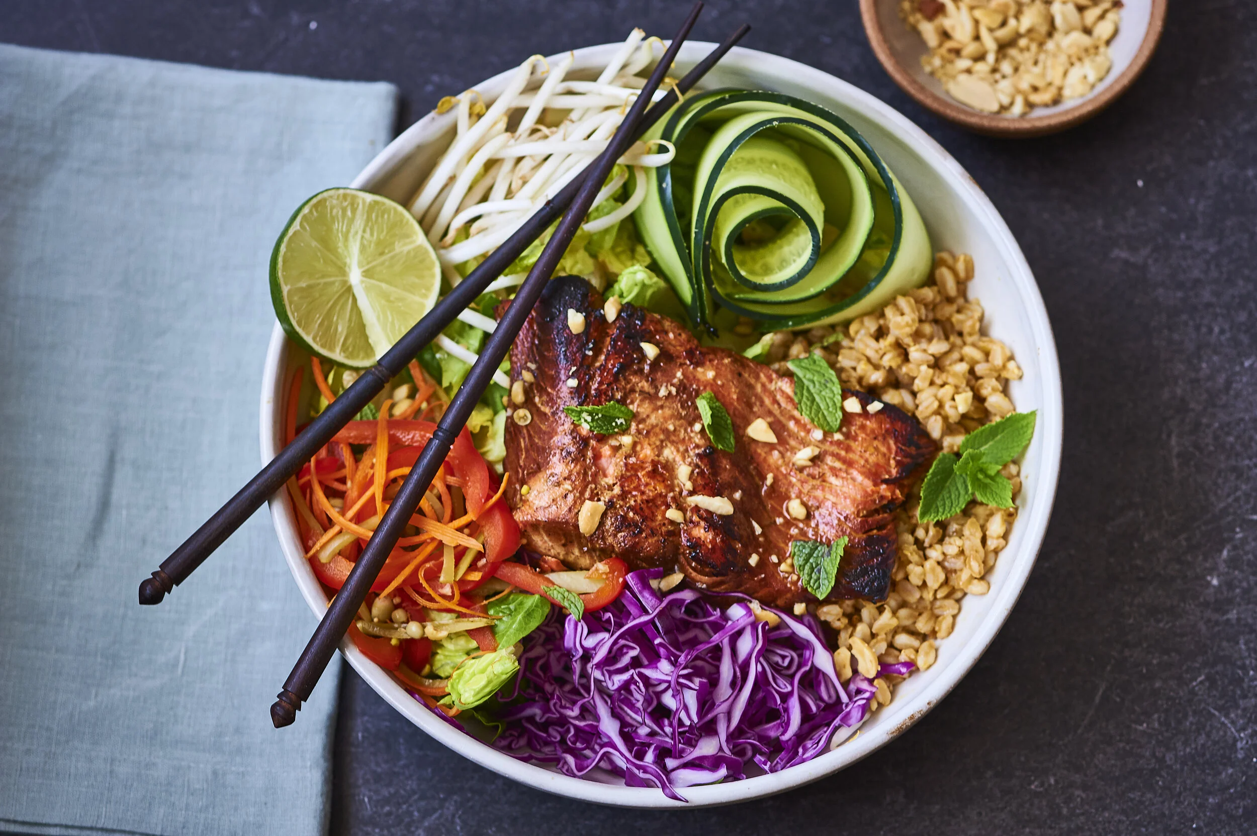 Salmon Grain Bowl — Sweet by Nurture Cooking Is An Exploration!