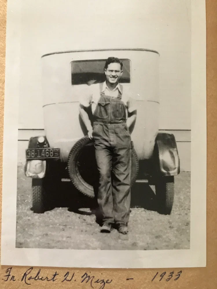 1933 -
In 1933 times were looking brighter and money available and the dream of a church came true. Fr. Robert (Bobby) Mize was assigned Vicar for St Andrew’s. He had a spiritual guidance that inspired all people who knew him.