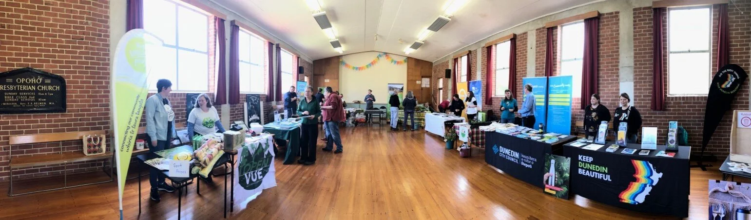 Panoramic shot of the Church Hall all ready for the Sustainability Circus (Photo: Abby Smith)