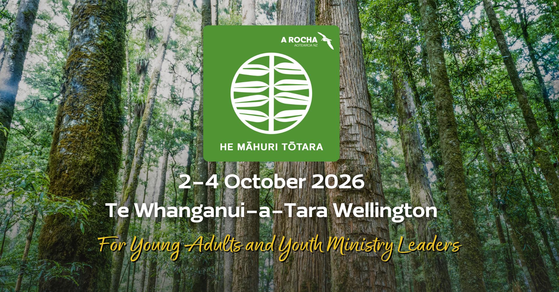He Māhuri Tōtara for Young Adults and Youth Ministry Leaders - Wellington