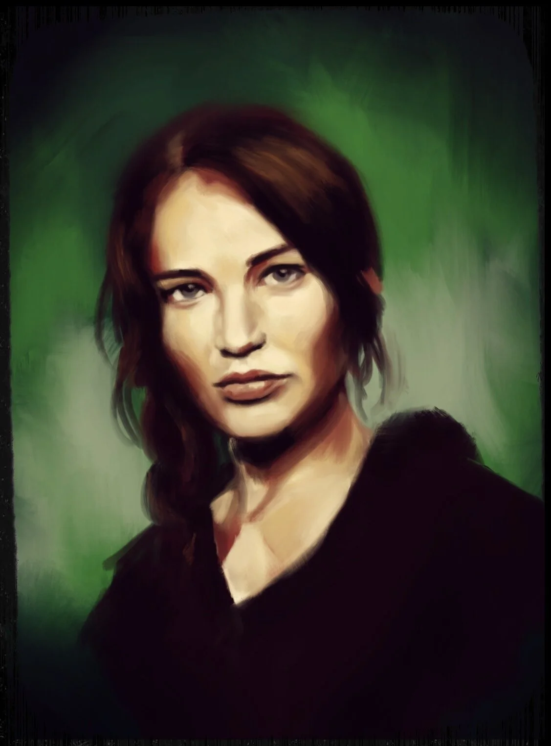 Katniss, created using Procreate on iPad