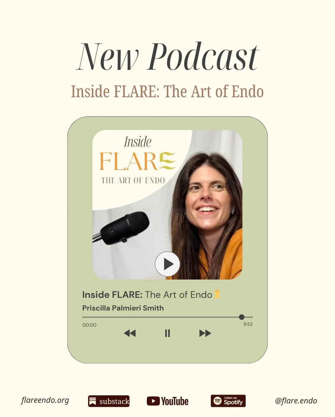 🎙️The FLARE podcast is LIVE!! 🗣️  
This has been living in my heart to make and be a space for the world to hear your voices! 
Inside FLARE is more than a podcast. It&rsquo;s a space for honesty, for the stories we don&rsquo;t always say out loud, 