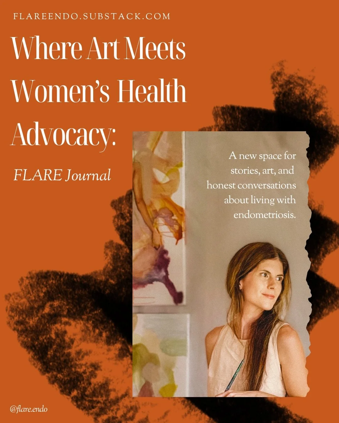 FLARE Journal is officially live on @substack 🔥

We created FLARE as a space where art, storytelling, and lived experience could exist together &mdash; especially for those navigating endometriosis.

FLARE Journal is the next step in that vision.

I