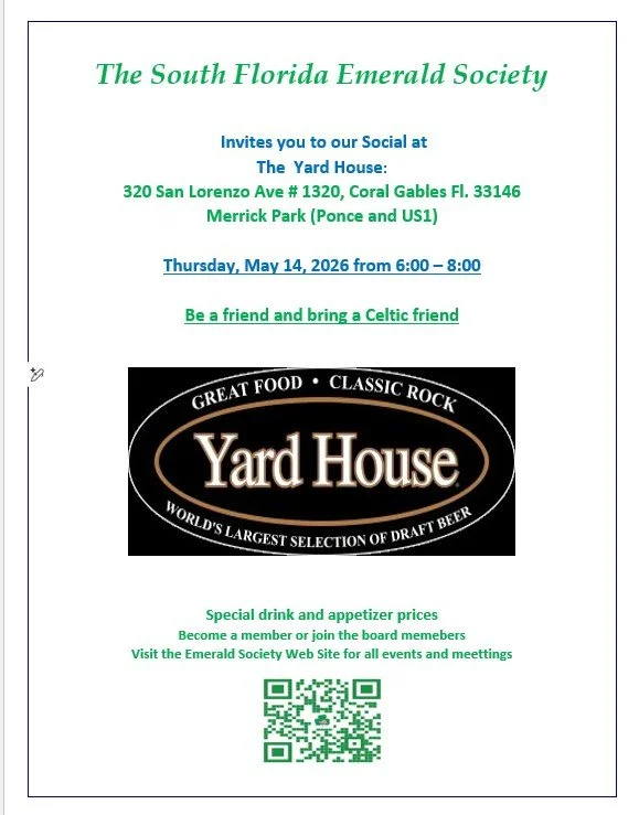 Emerald Society Monthly Happy Hour  Yard House