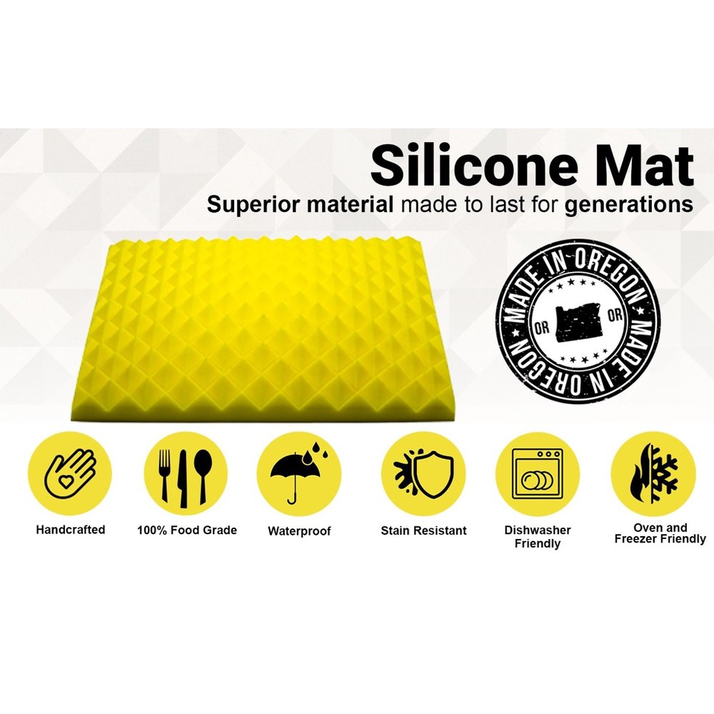 Silicone acupressure mat — marma mat