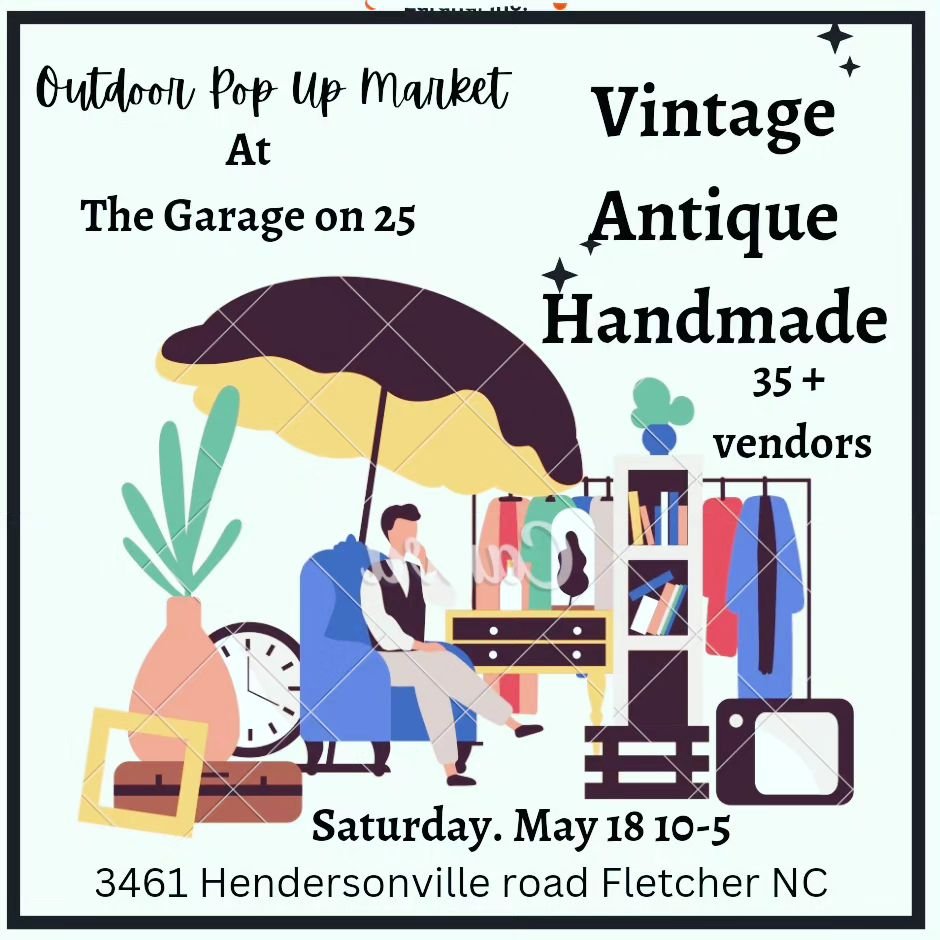 Only 16 days till our Outdoor Pop Up Market!
35+ Vintage, Antique and Handmade Vendors!
Mark your calendar , grab your vintage loving friends and get ready to see fabulous, fun and funky treasures!
Saturday May 18, 10-5 .
3461 Hendersonville Rd.
#wnc