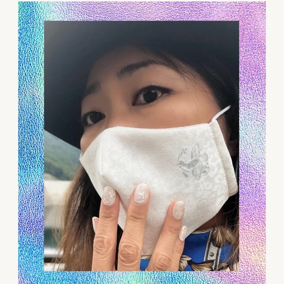 It&rsquo;s becoming new fashion to wear a mask during pandemic. Thank you for including me for ALLURE MISS POP MASK project. I really enjoy to participate it.
This mask is made from kimono fabric. It&rsquo;s very comfortable to ware.
@misspopnails @a