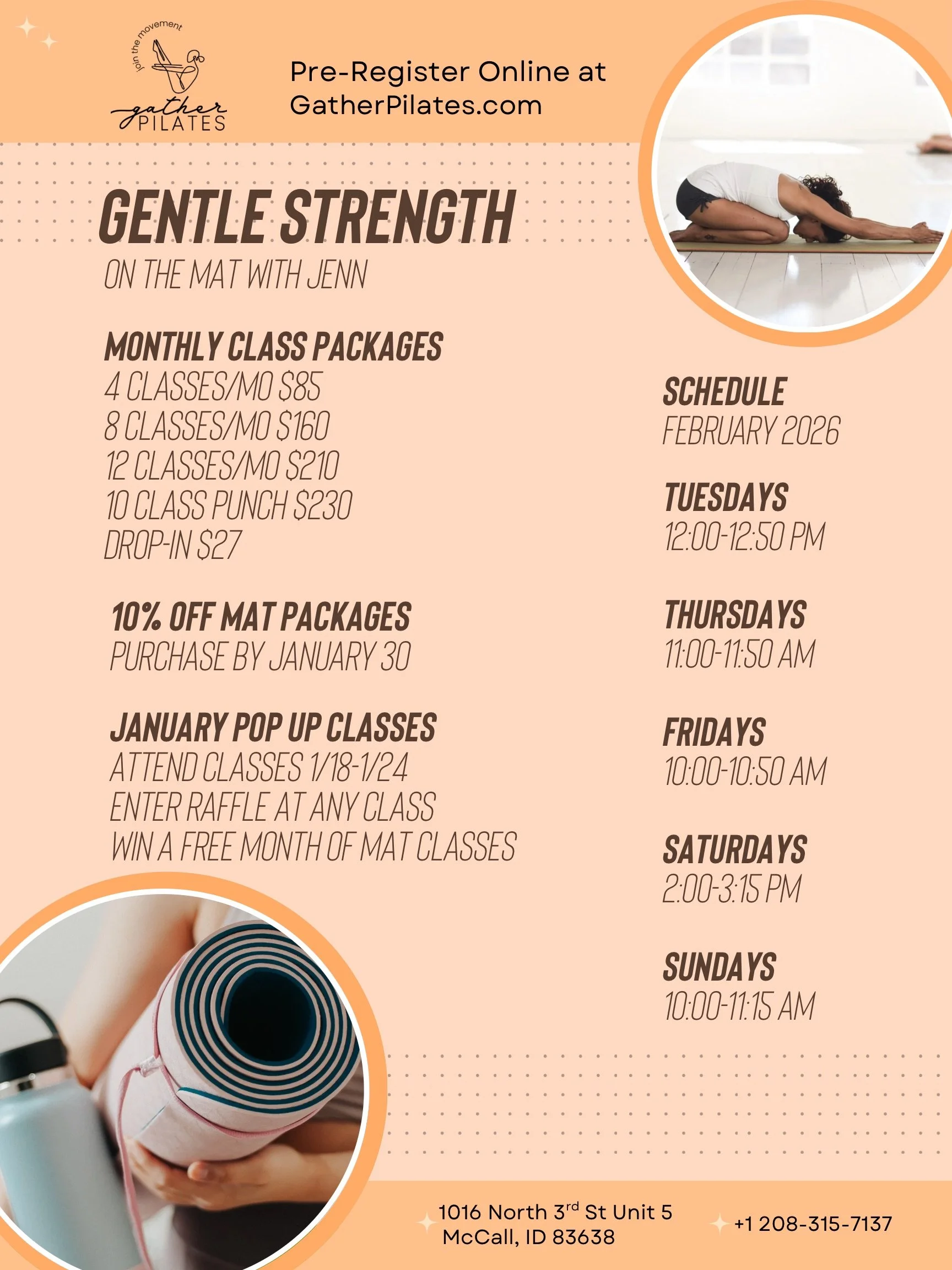 Gentle Strength on the Mat with Jenn