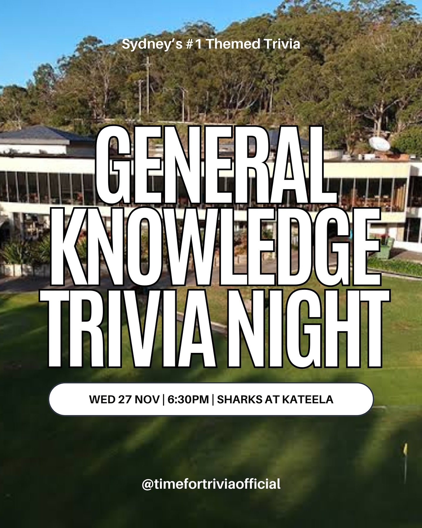 Join us this Wednesday for general knowledge trivia at @sharksatkareela! Arrive at 6:30pm for a 6:45pm start 🥳🧠✍️🏆🍻