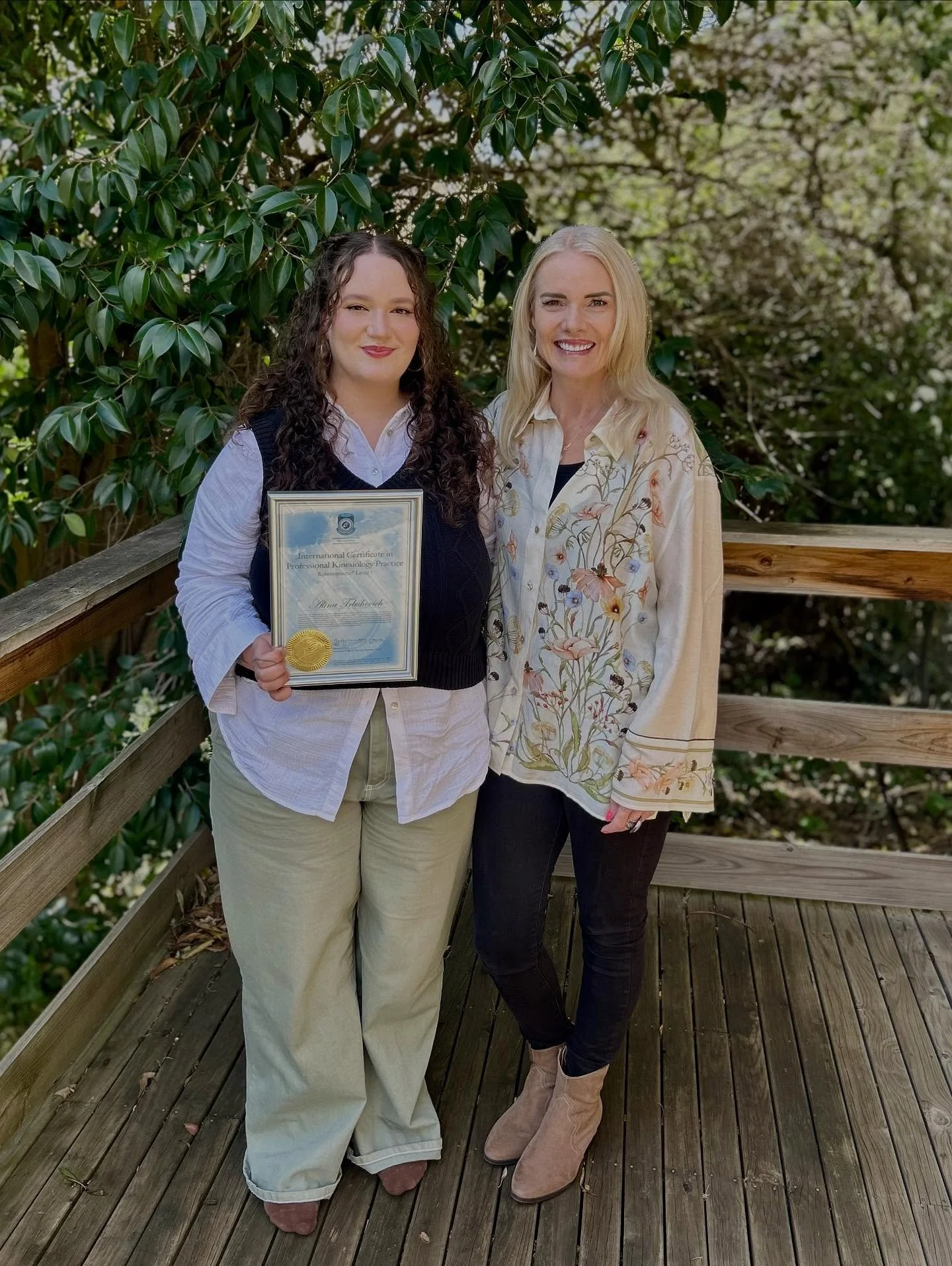 The biggest congratulations to @alinajadekinesiology who is now an officially certified PKP Kinesiology Practitioner. 

Witnessing and being a small part of AJ&rsquo;s journey is the reason why I am still so passionate about teaching. 

I have witnes
