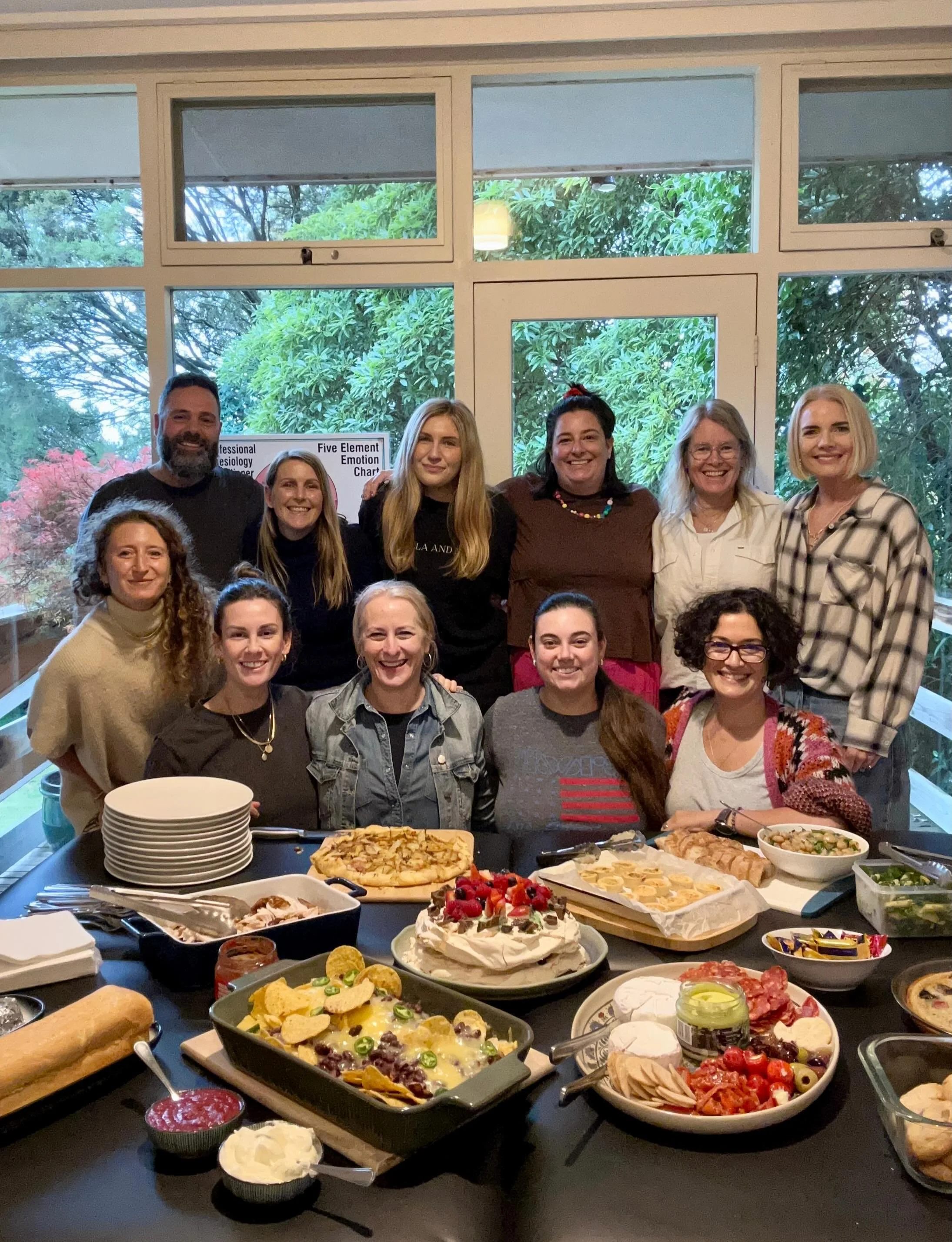 On the weekend we completed the final class for the Diploma of Learning, Holographic, Metaphysical and Vibrational Energies and celebrated with a 5 star pot luck lunch!

Students have now completed 34 week end workshops in total.

There is something 