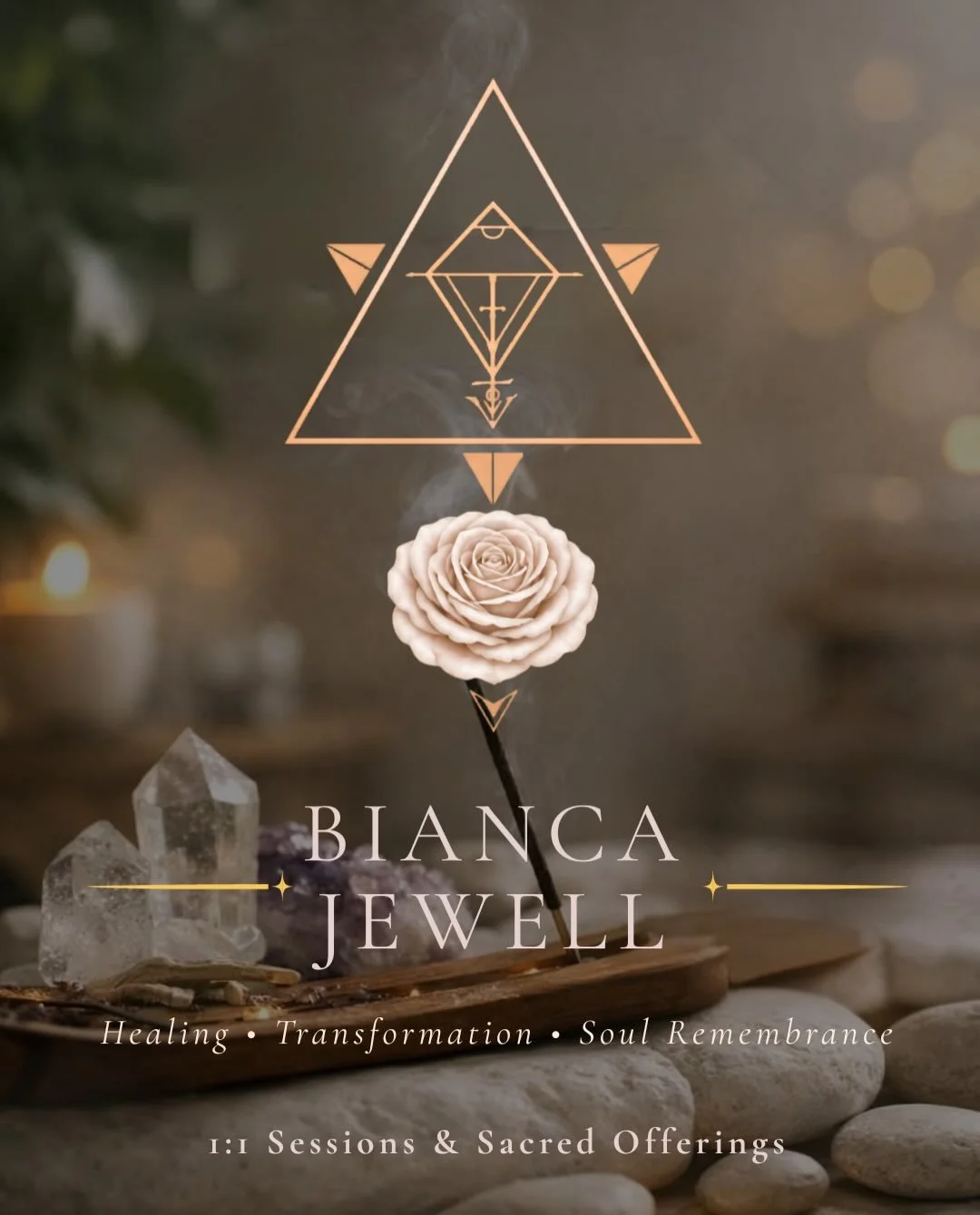 There are a few ways you can work with me in a 1:1 session which are available to everyone.

✨ Kinesiology
✨ Soul Quest Kinesiology
✨ Elemental Soul
✨ Womb Cauldron Weaving 

All sessions can be booked online at biancajewell.com

With love 
B x

#kin