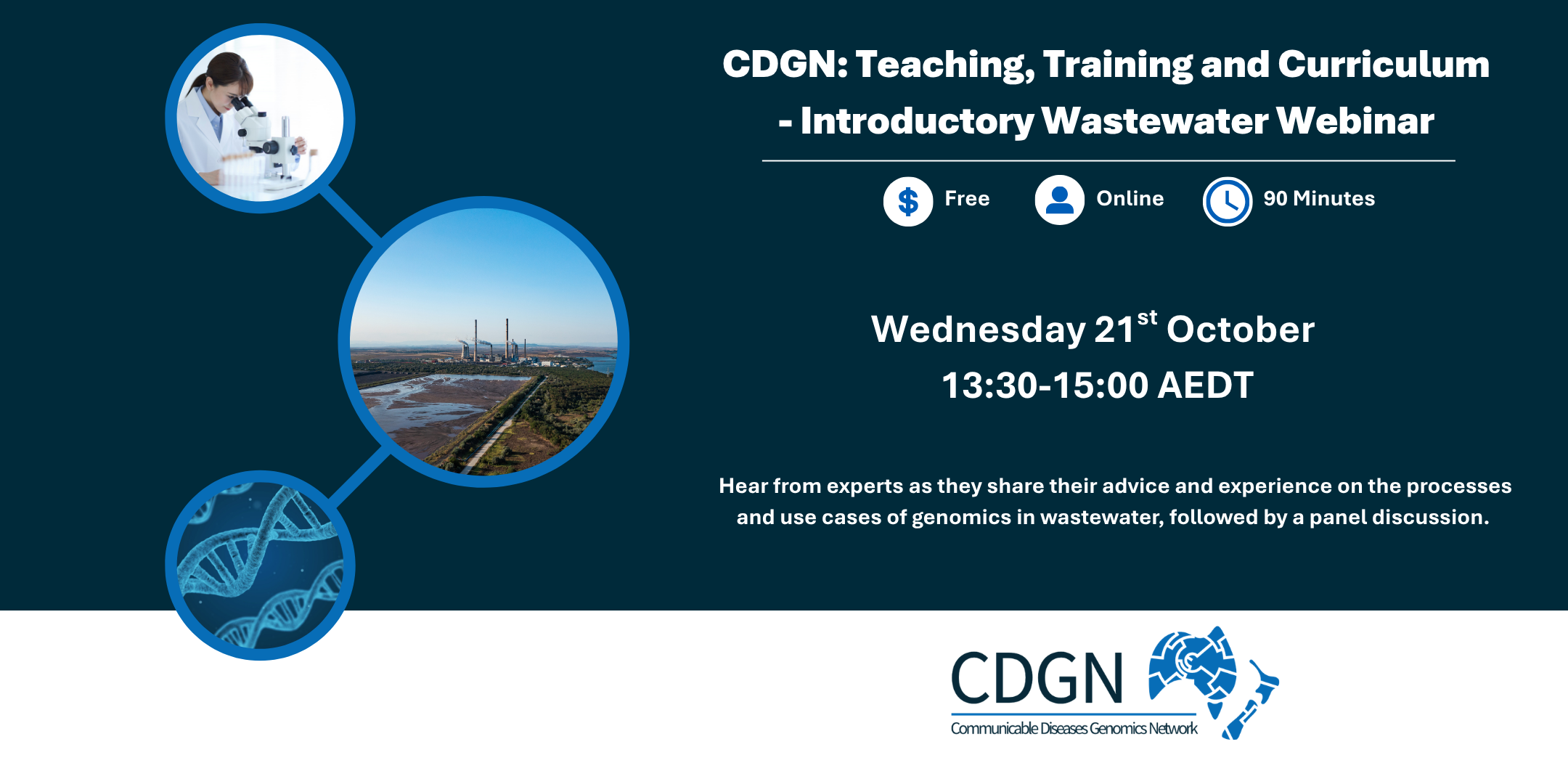 CDGN: Teaching, Training and Curriculum - Introductory Wastewater Webinar