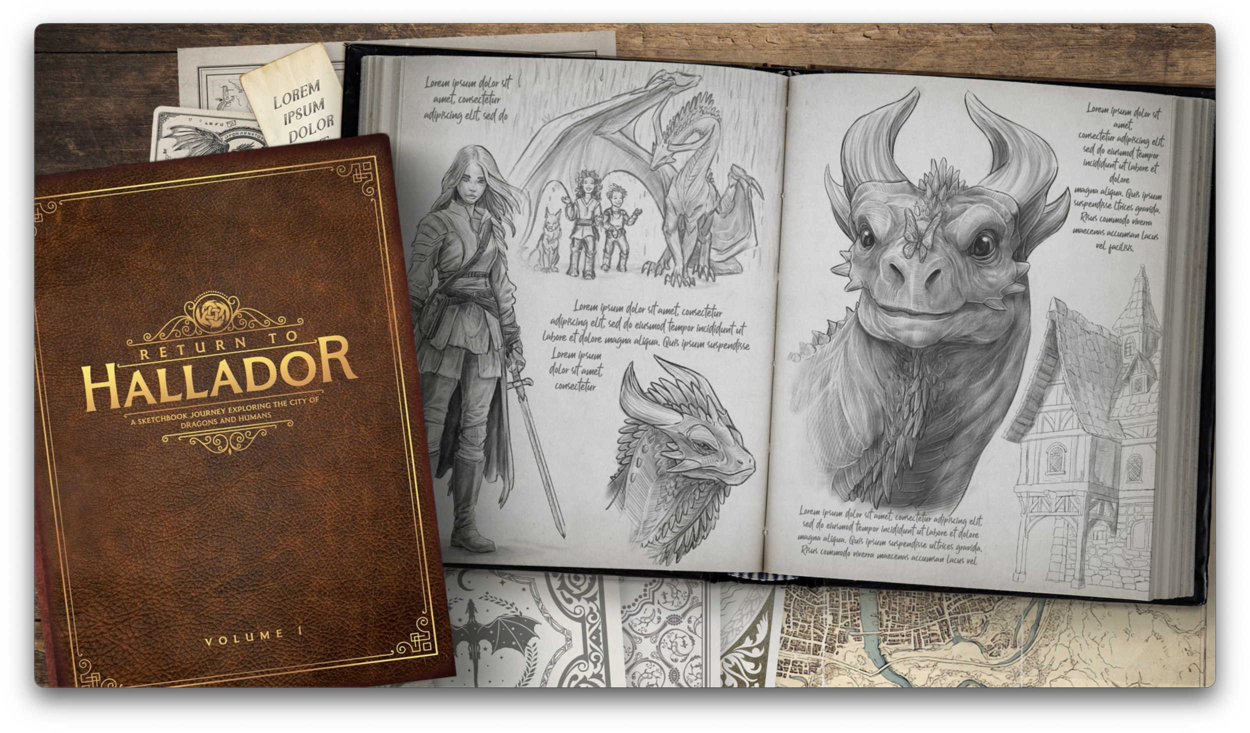 My Side Project - The Dragon Story: An Interactive Multi Media Literary Project