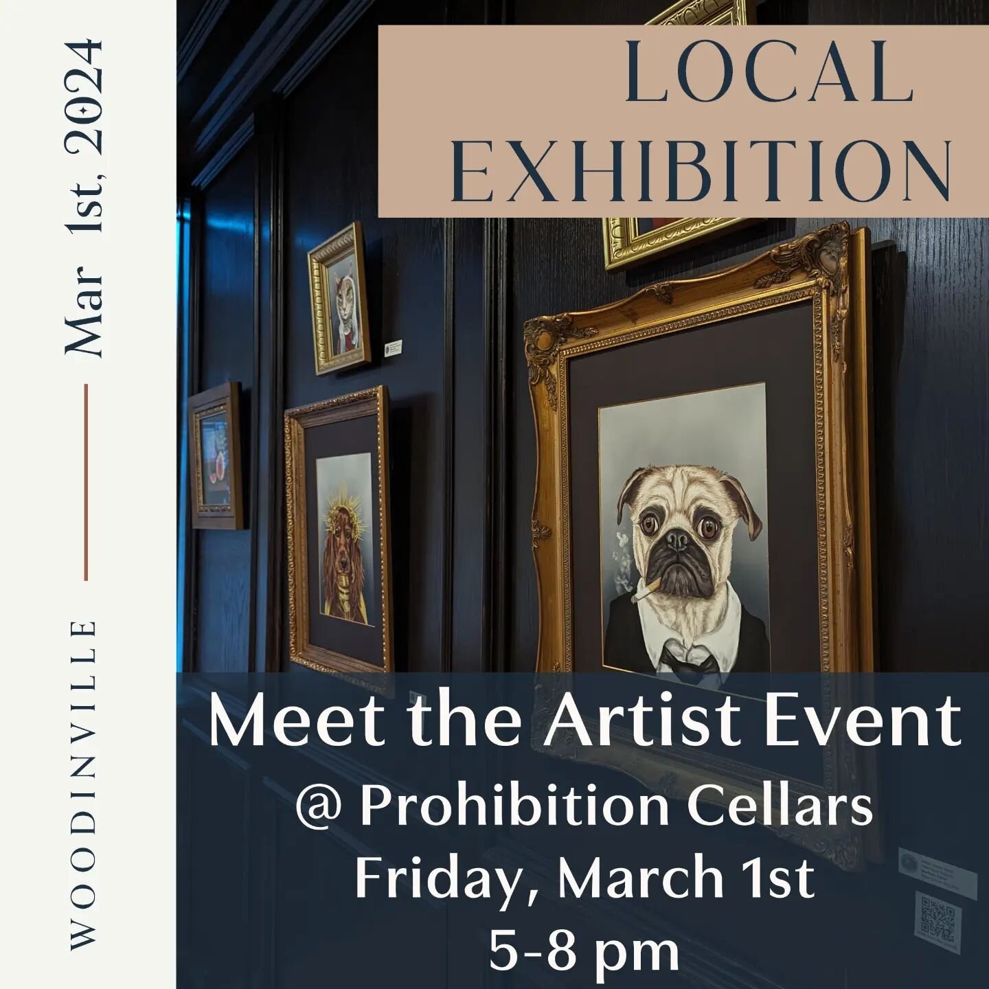 This Friday come join me at @prohibitioncellars for a spectacular Spring Art Walk organized by the @woodinvilleartsalliance. Come pop in to chat with yours truly and see all of my celebrity doppelgangers in their glory 😍 There will be some amazing l