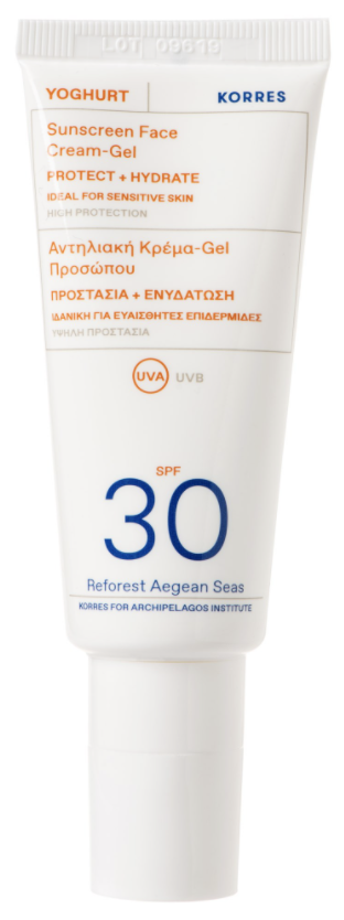 Korres Yoghurt Sunscreen Face + Eyes SPF 30