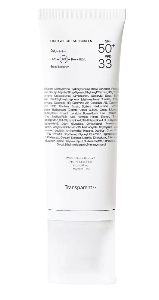 Transparent Lab Lightweight Sunscreen SPF 50