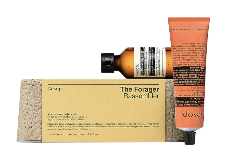 The Forager Rassembler - 395,- En dusjsåpe og bodylotion som lukter nydelig og ser bra ut på hylla.