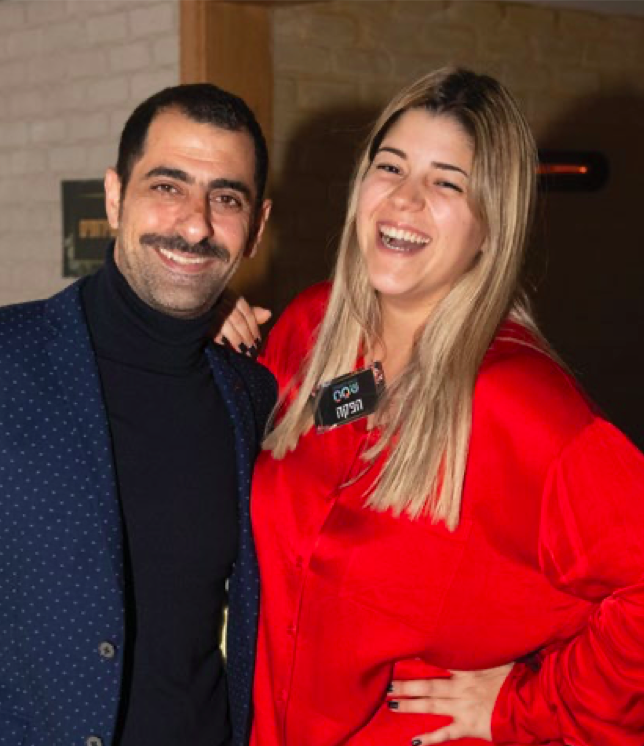 דורון יעקבי והשחקן אסי ישראלוף