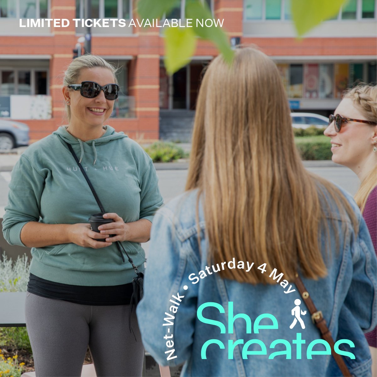 Our next event is only days away, so snap up your tickets quick!

Our NetWalk series is designed to connect like-minded creatives in an environment that isn't so daunting. Enjoy some fresh air, great conversation and a delicious coffee all while gett