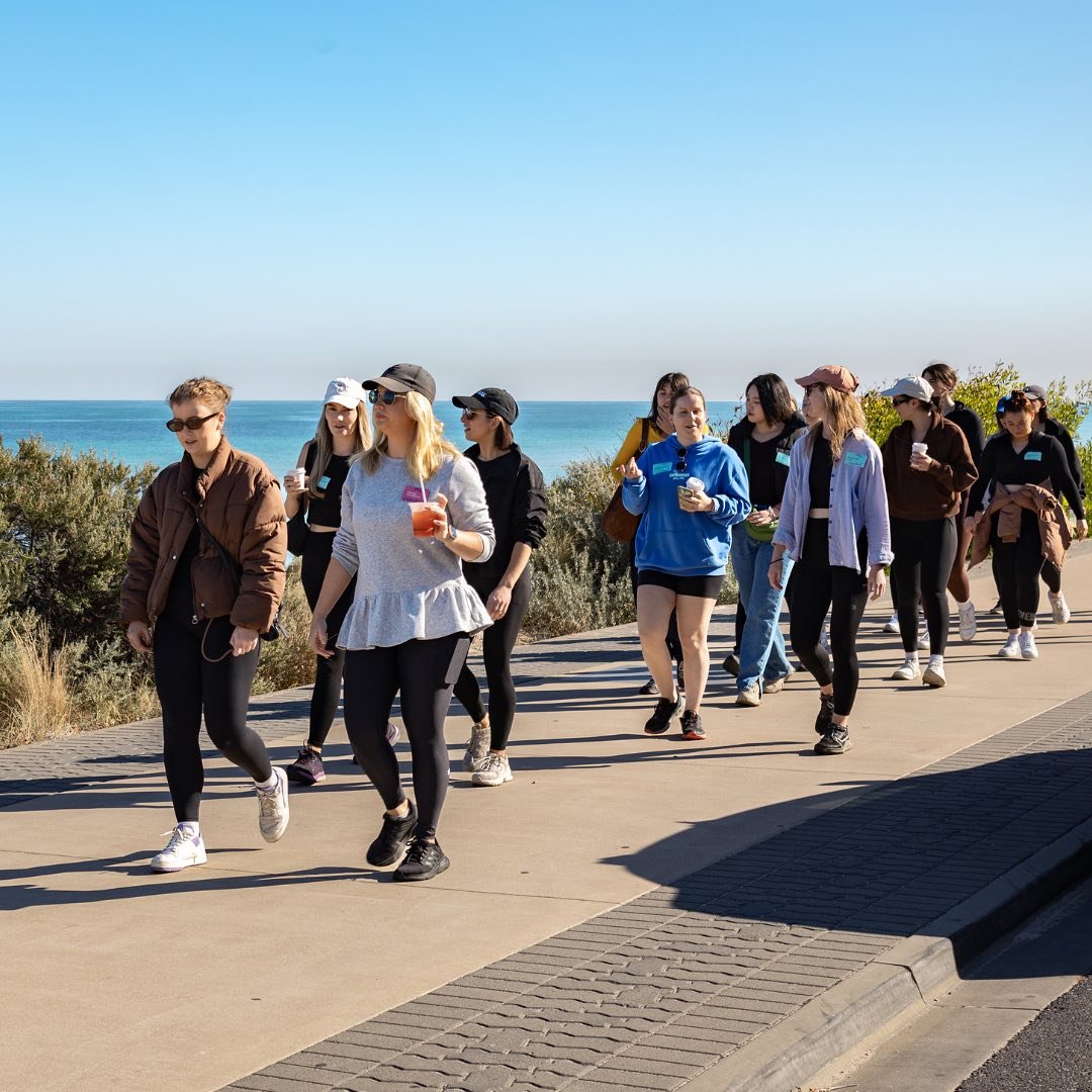 The most perfect day for our first NetWalk of the year ☀️

Keen to see all the pics? The link is in our bio - you know what to do! 

#shecreates #womeninbusiness #creativeindustry #networking #adelaide