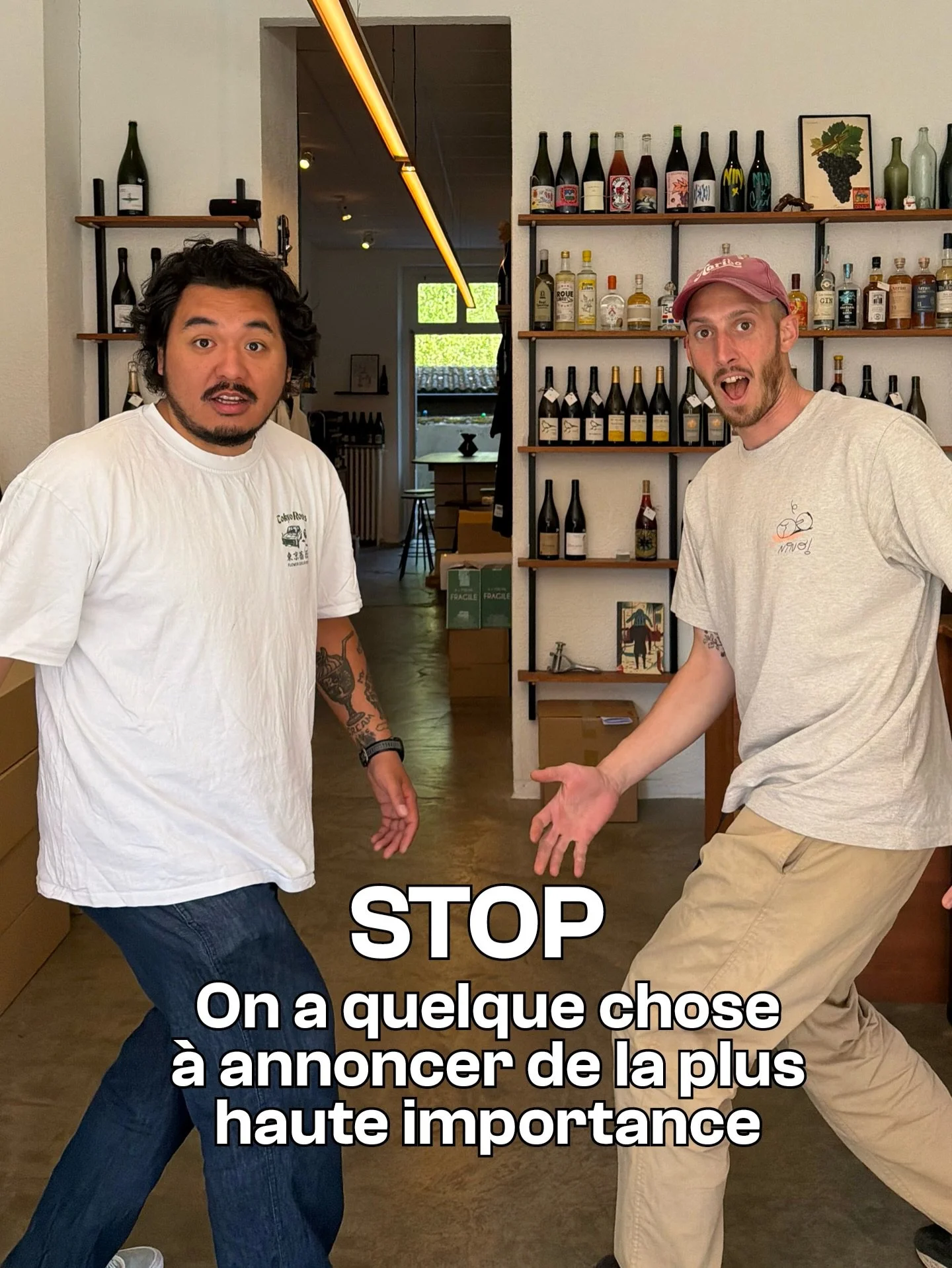 🔥BREAKING NEWS🔥

Depuis 5 ans, on a eu la fiert&eacute; de vous servir en tant que votre caviste de quartier avec passion, et beaucoup d&rsquo;amour.

Mais on a toujours eu cette envie (et vous aussi) de pouvoir venir boire un verre, grignoter quel