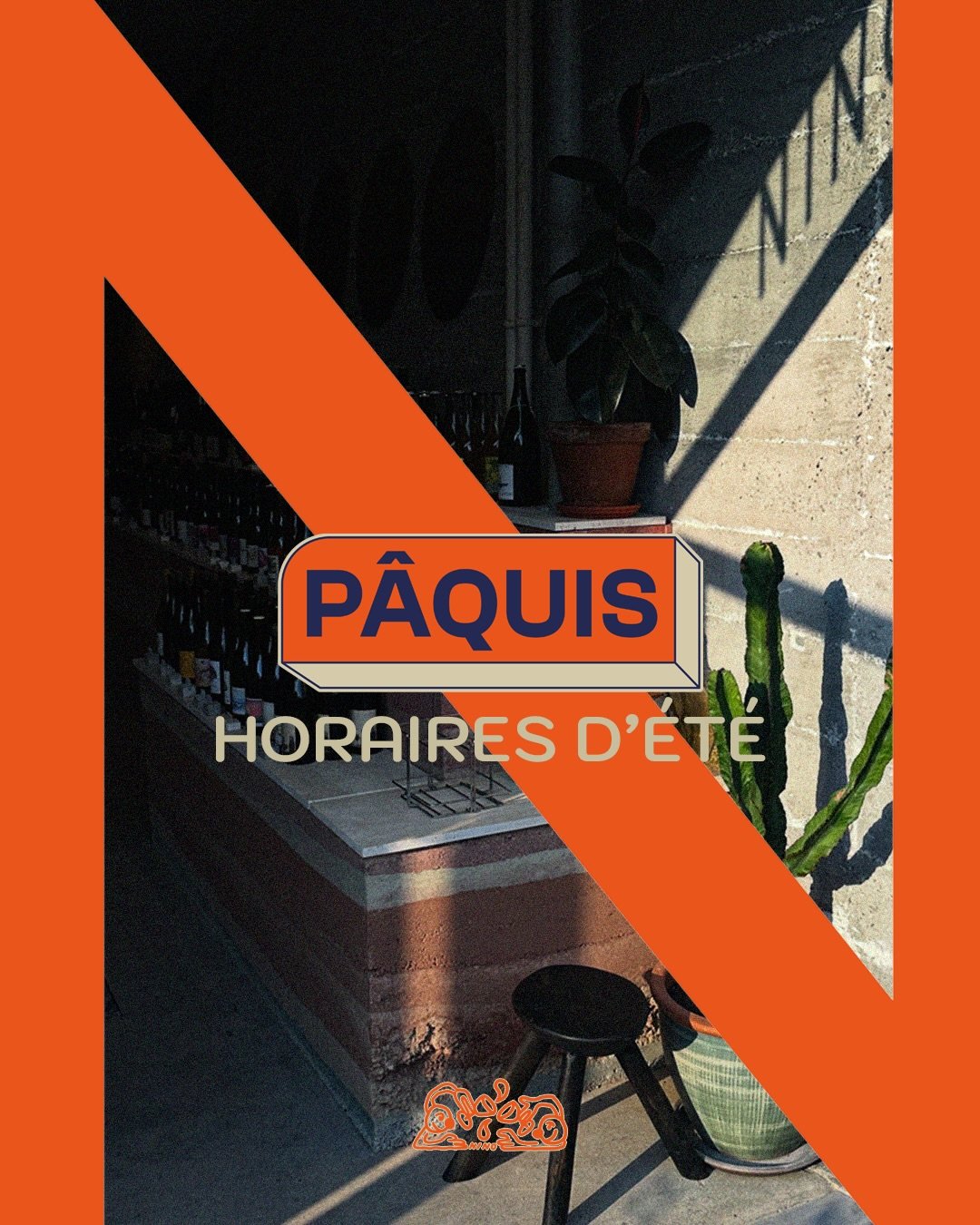 NINO P&Acirc;QUIS passe aux horaires d&rsquo;&eacute;t&eacute; &agrave; partir de cette semaine :

Du mercredi au vendredi
16h00 &ndash; 20h00

Le samedi
11h00 &ndash; 19h00

Passez nous dire bonjour et emportez quelques bouteilles pour profiter du l