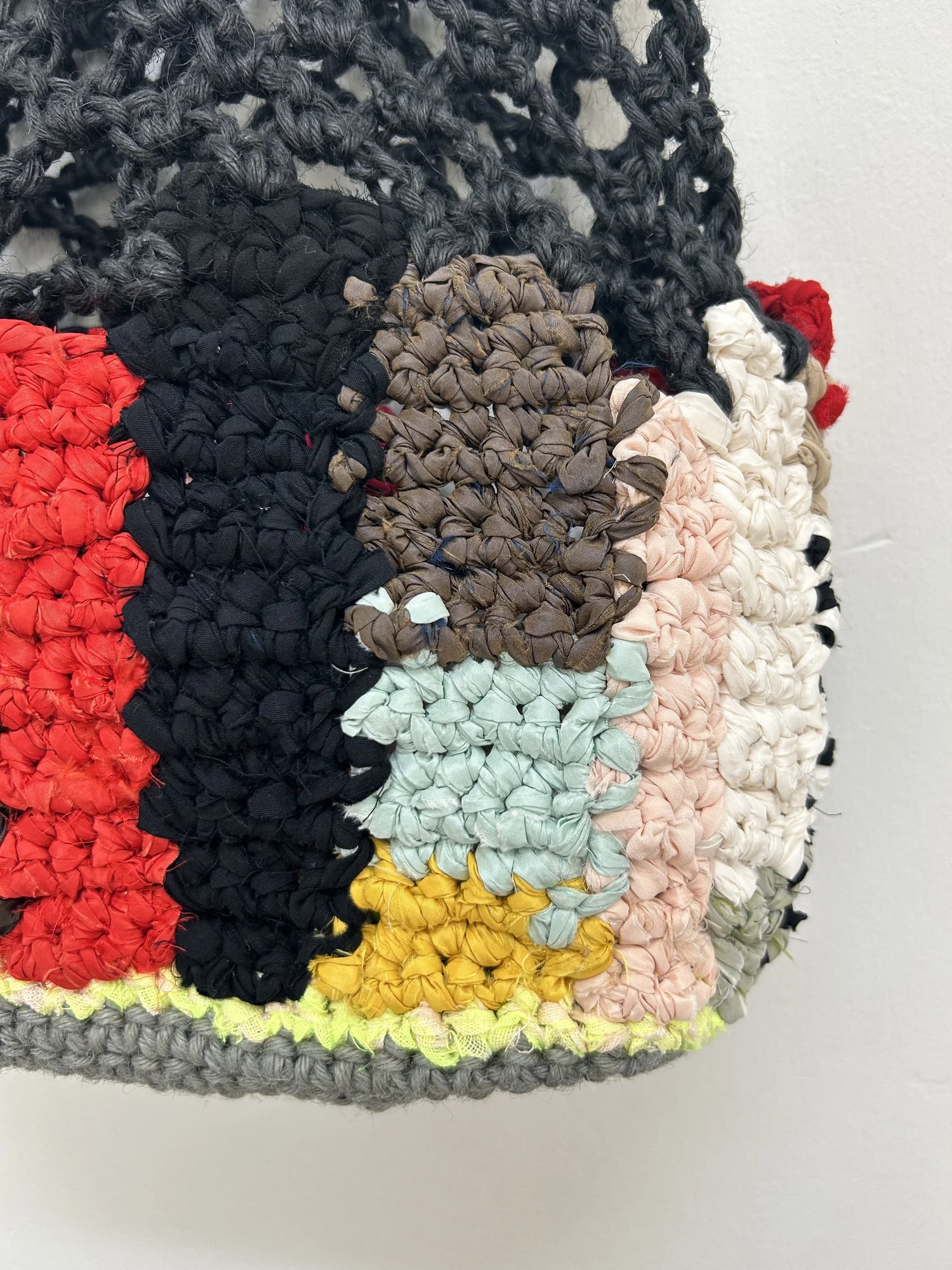 【ハンドメイド】裂き編みバック　DANIELA GREGIS 好きの方に daniela gregis mimosa crochet bag — Anne Black