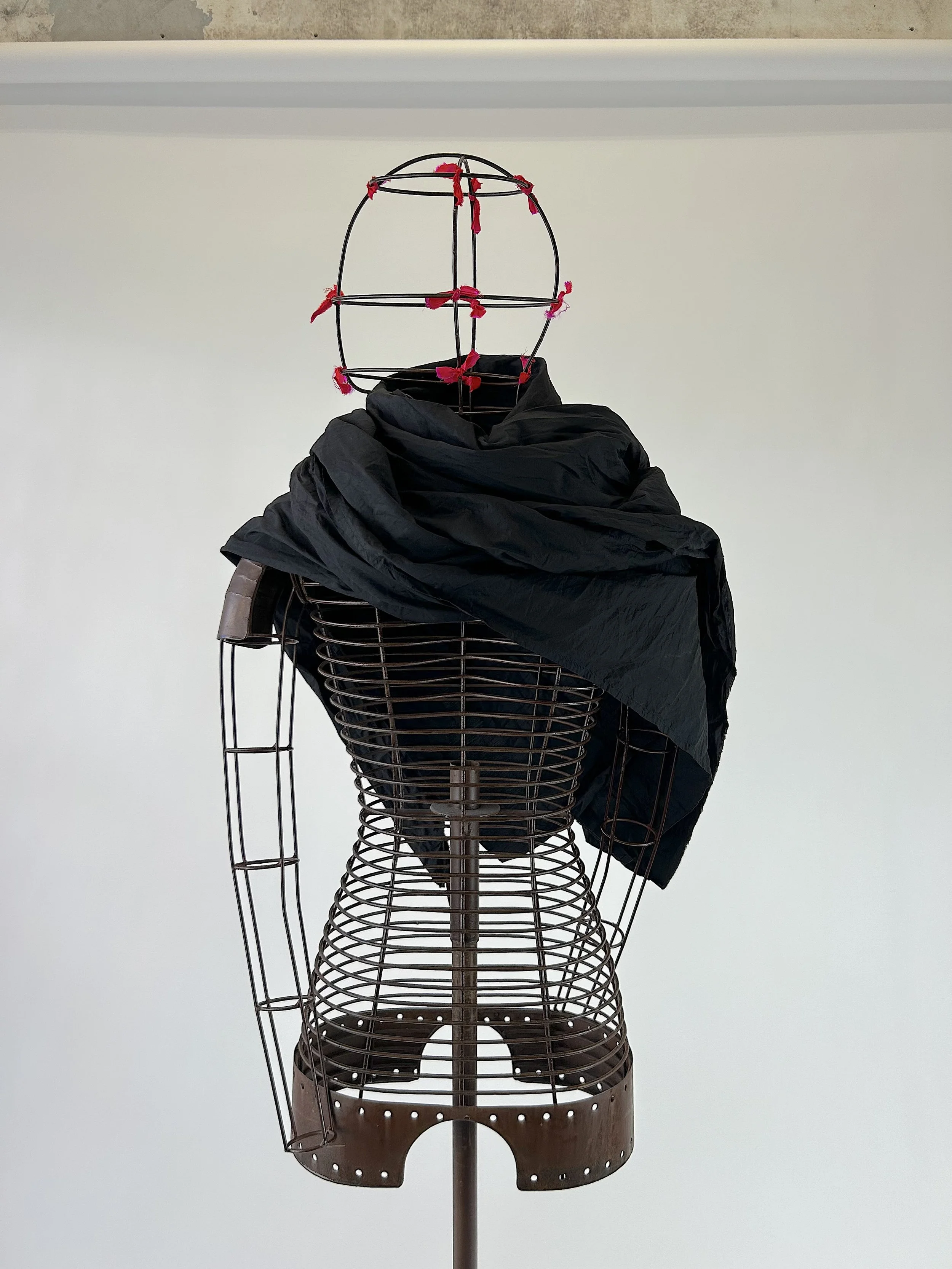 *daniela gregis black large scarf
