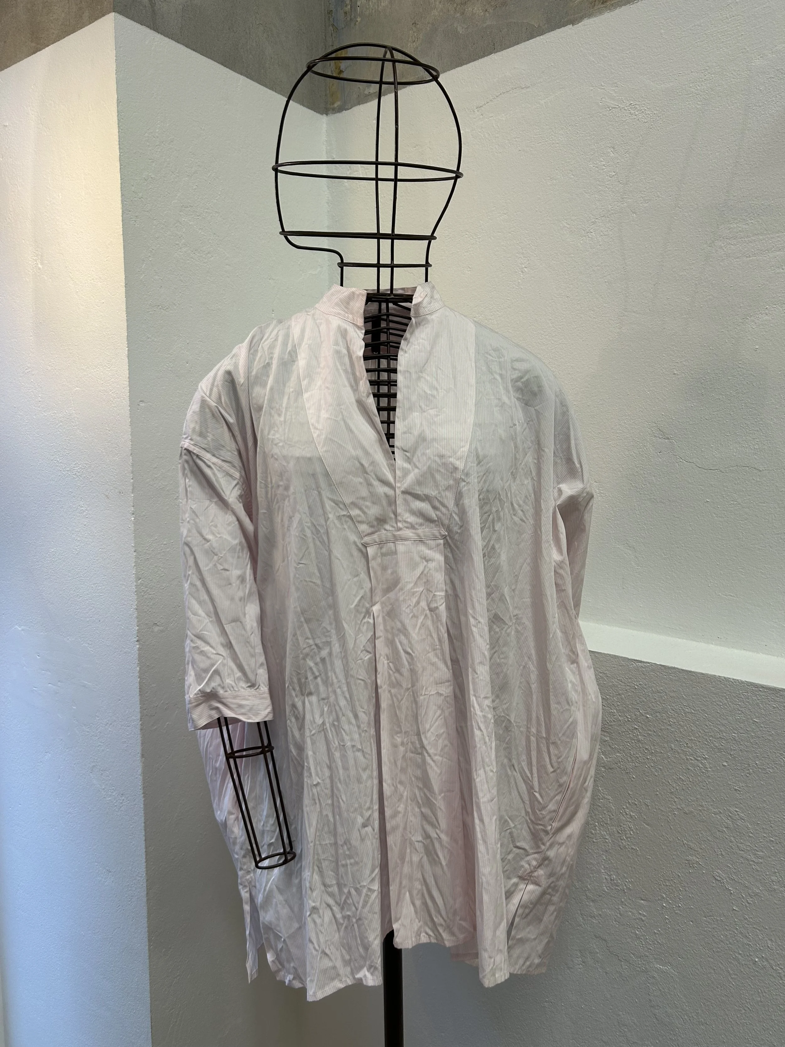 *daniela gregis pink fine striped shirt