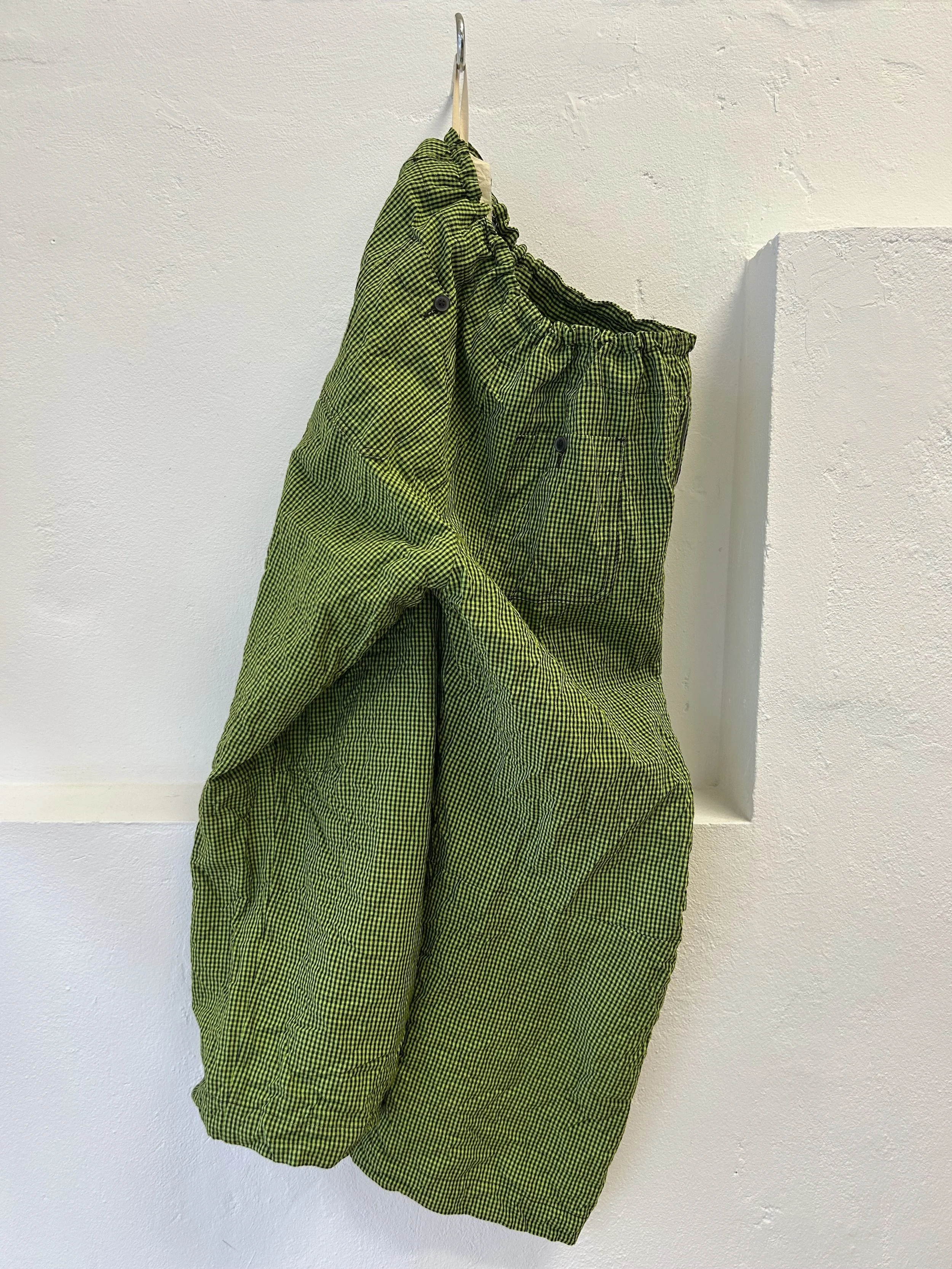 unkruid 'deep reading' trousers vichy