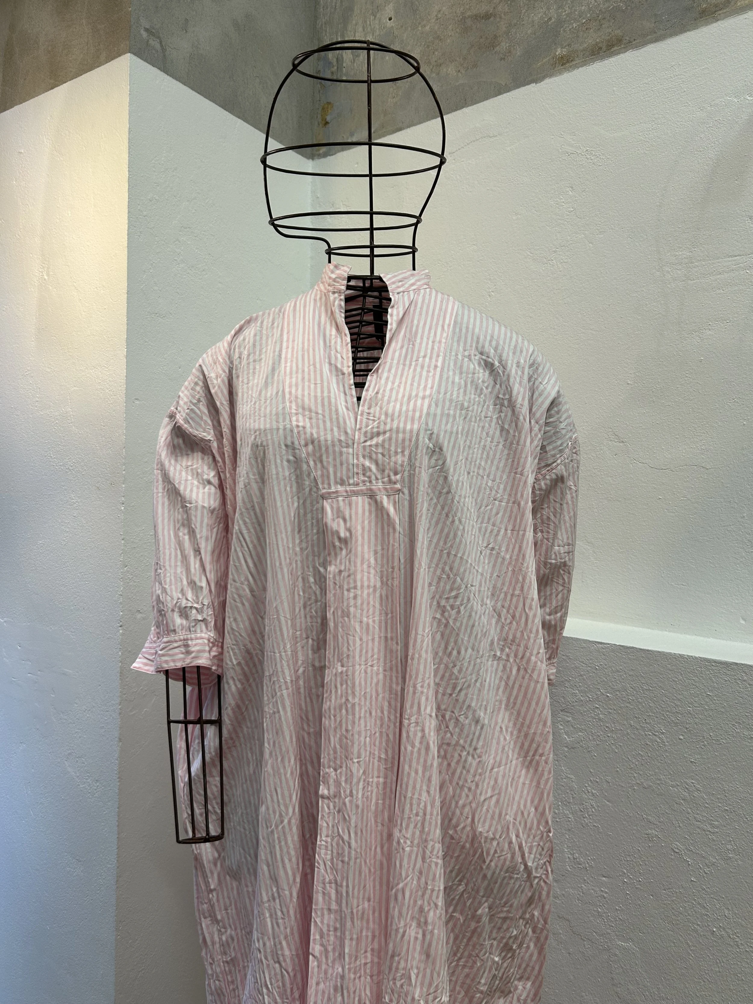 *daniela gregis pink striped dress