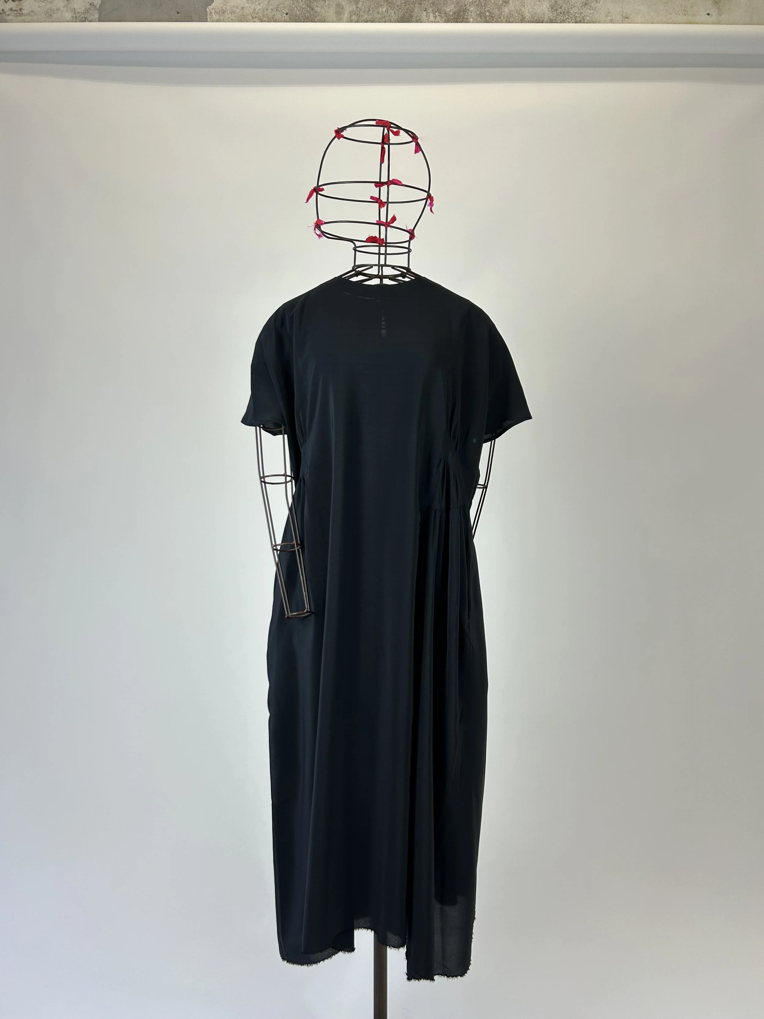 *daniela gregis black silk dress