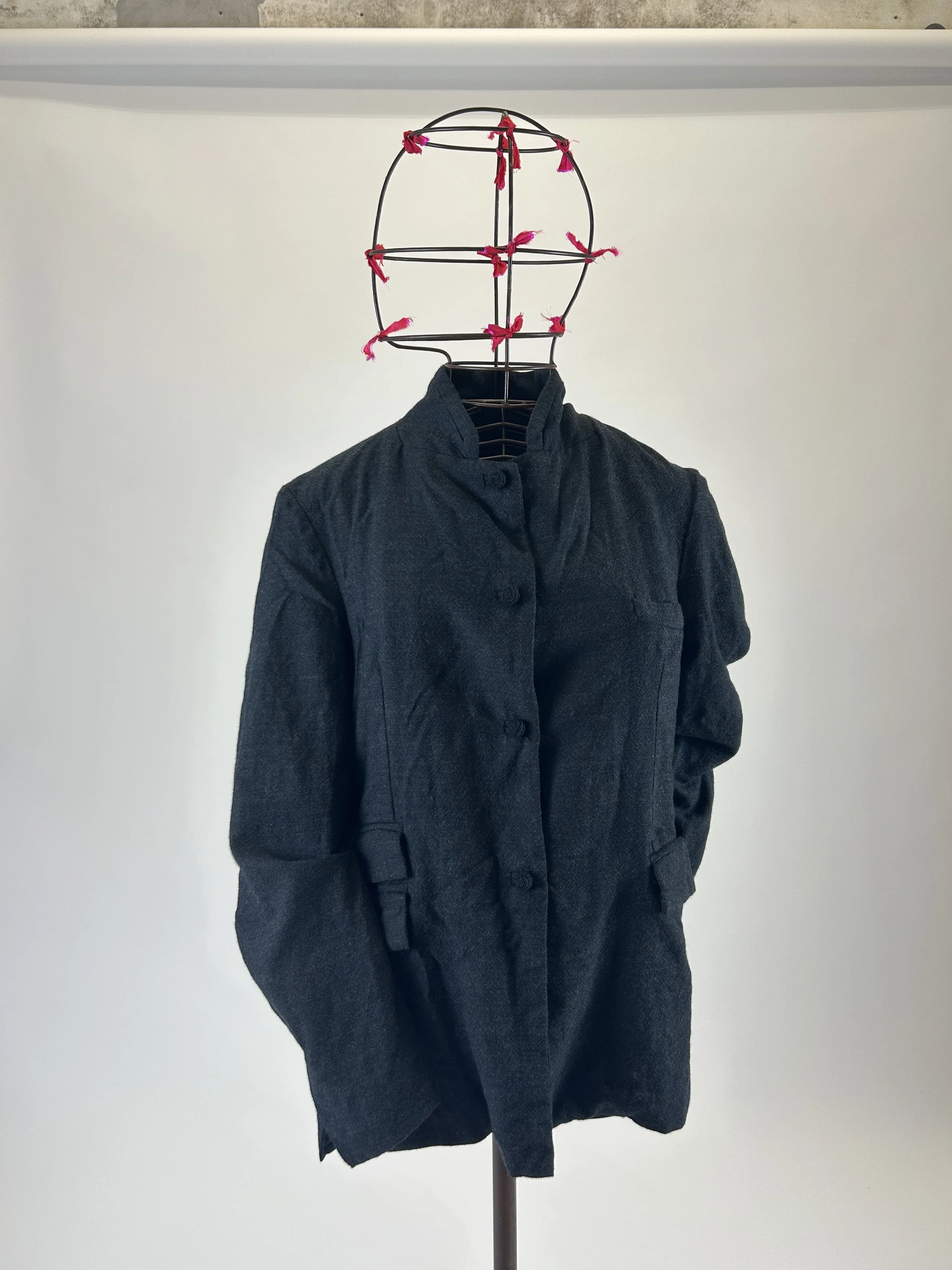 *daniela gregis jacket reversible black anthracite