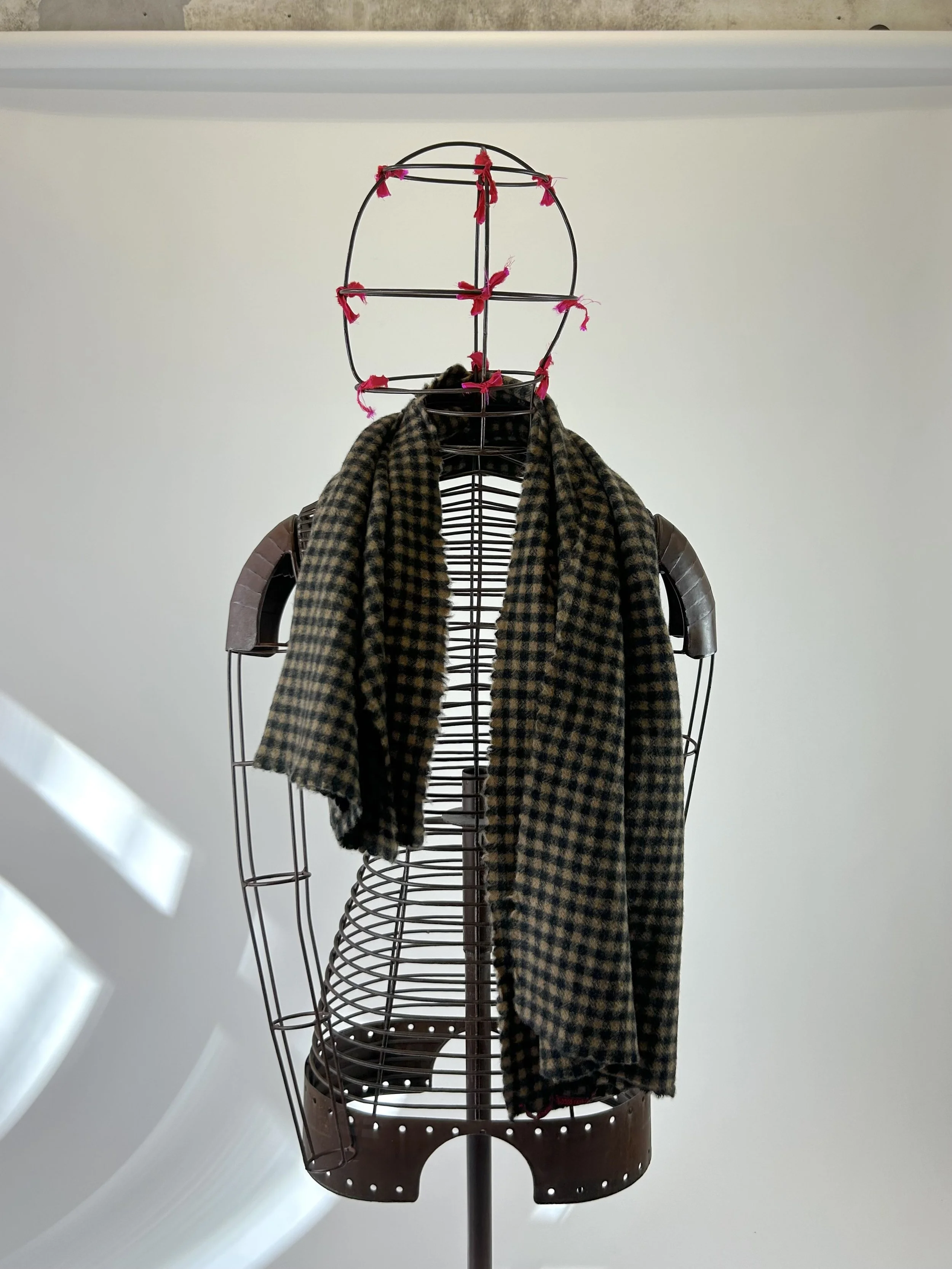 *daniela gregis check black natural