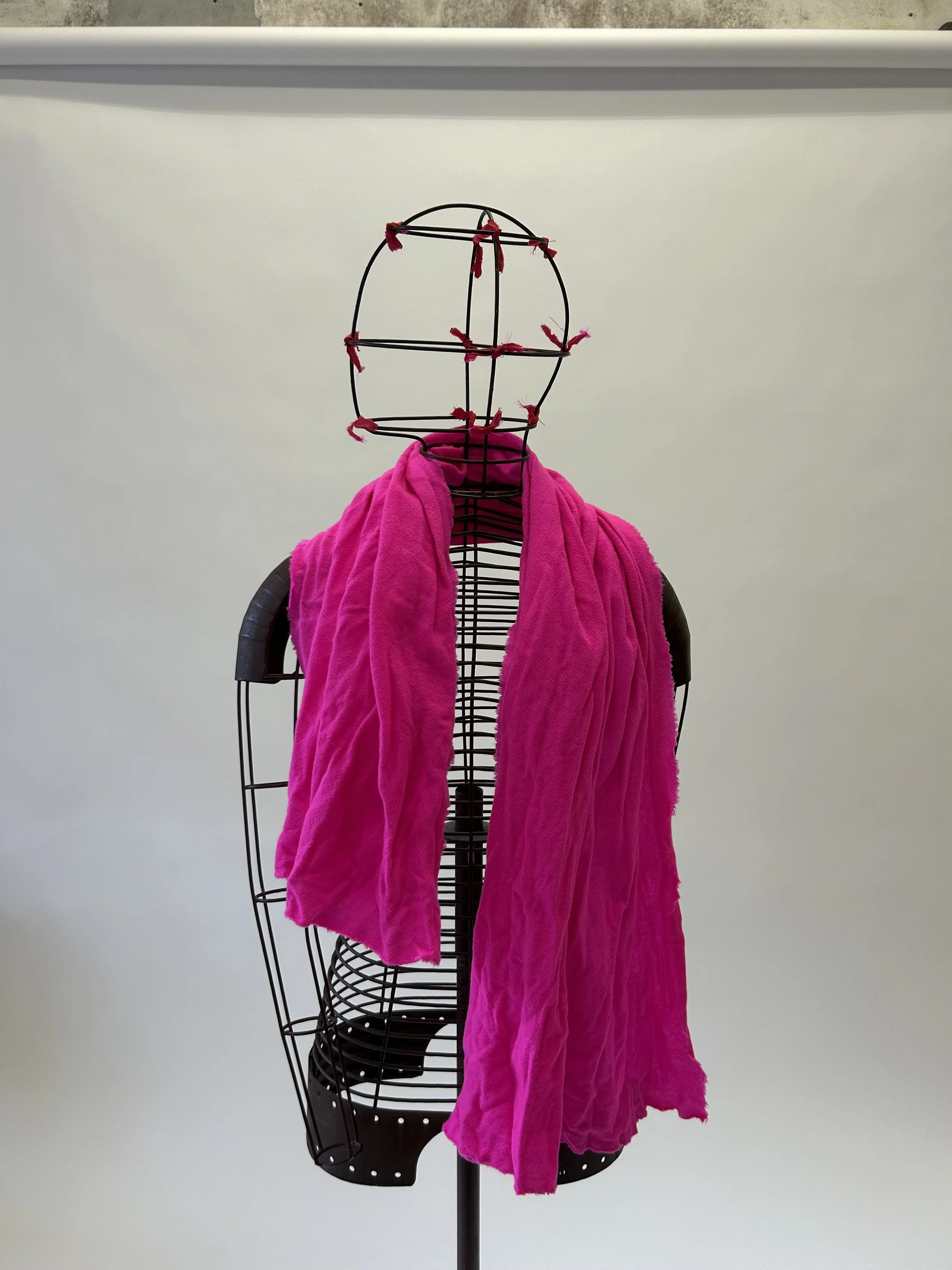 *daniela gregis fucsia wool scarf