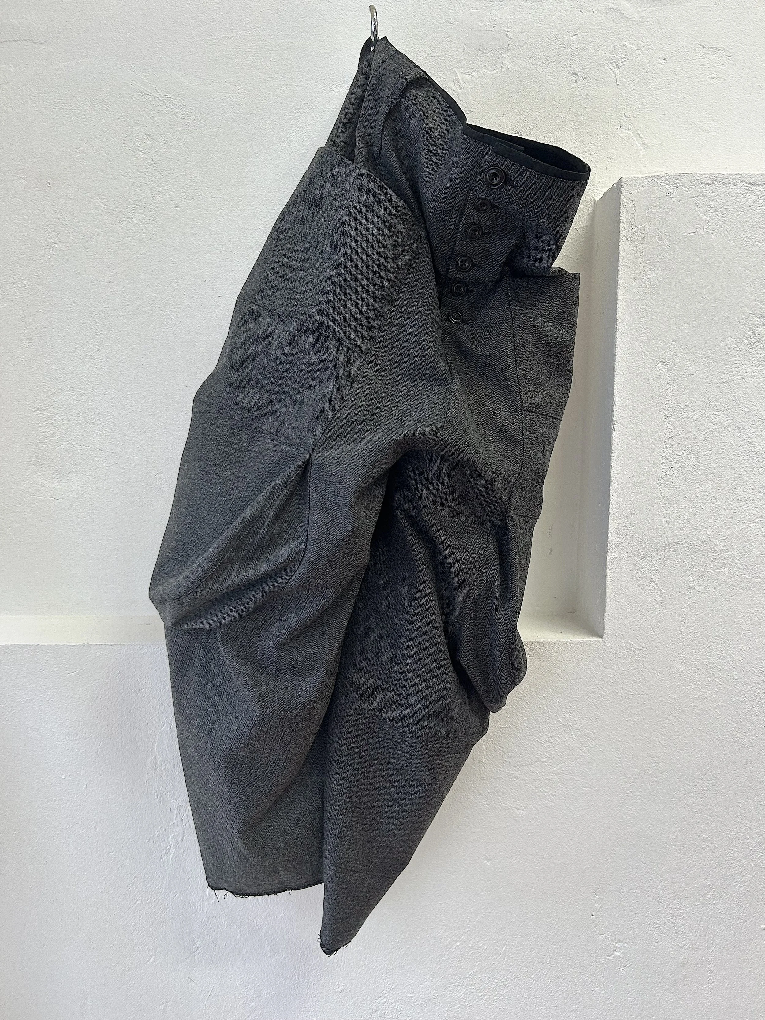 tíscar espadas 'the opera trousers' in grey wool