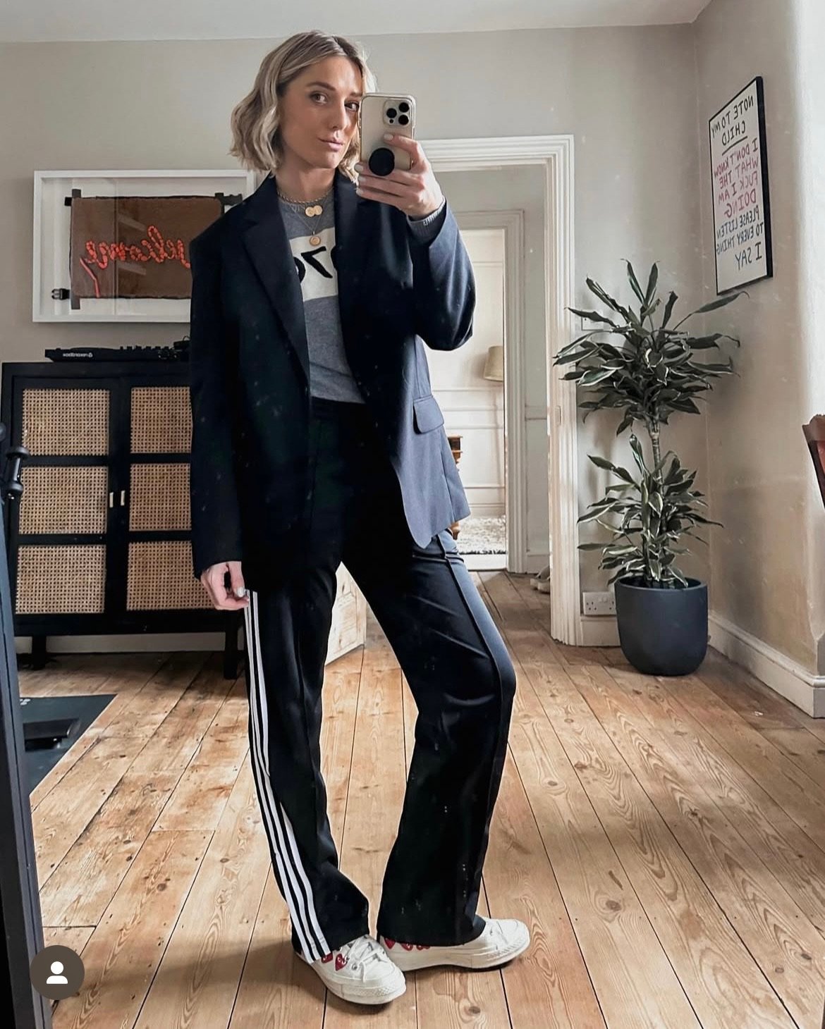 Adidas Tracksuit Bottoms, Size S