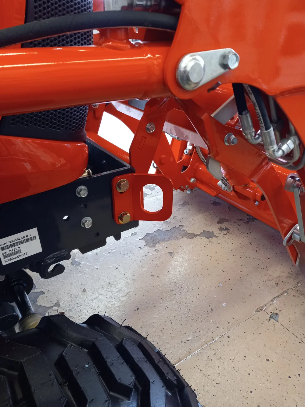ちよう Bolt On Grab Hooks with Trailer Hitch Receiver, Tie Down Points