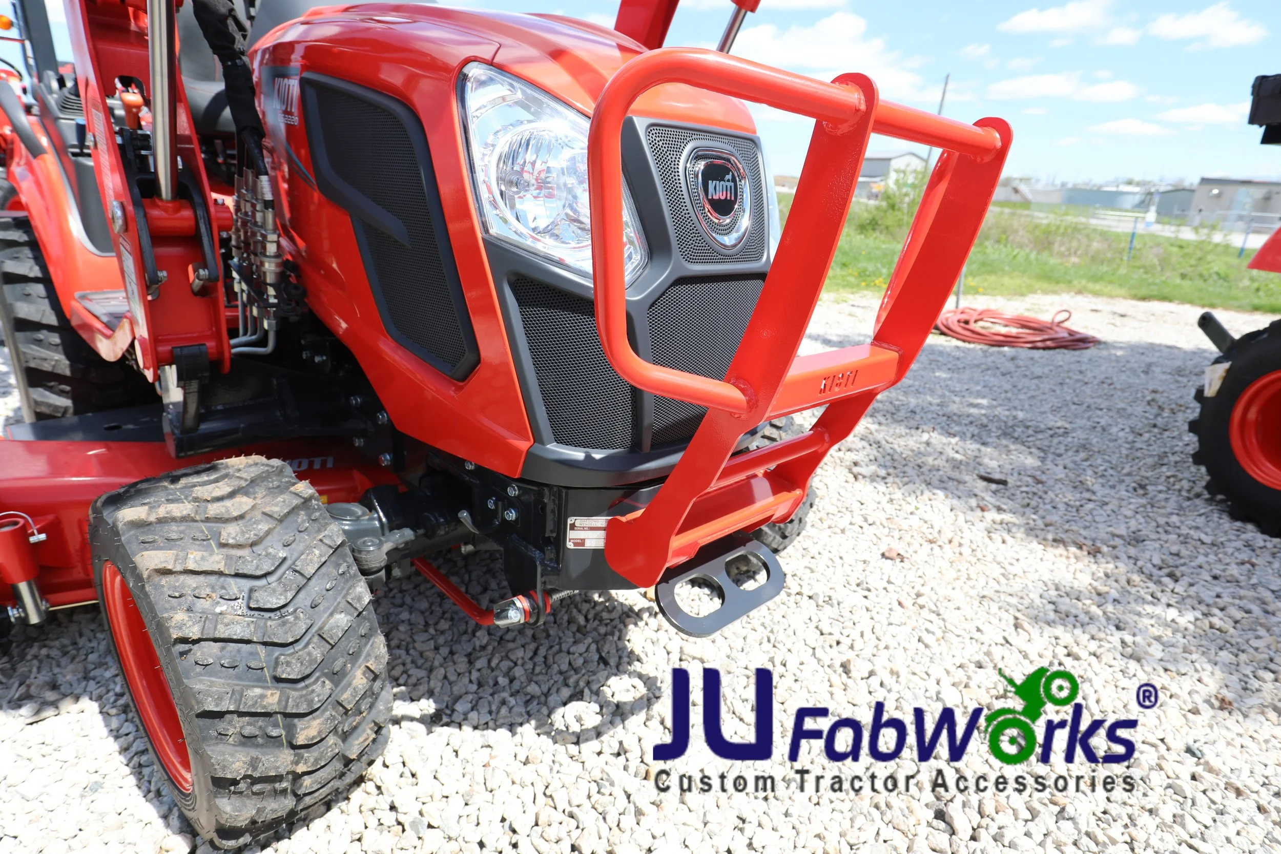 Kioti CS  2220, 2520, 2530 Front Tie Down Points