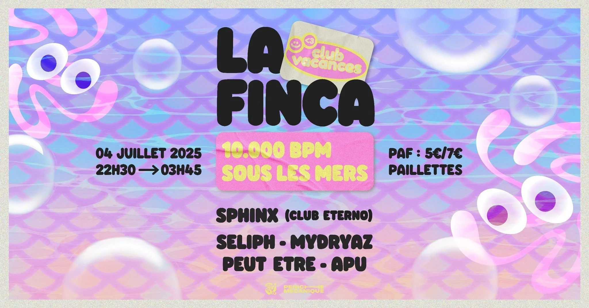 La Finca — 10 000 BPM SOUS LES MERS
