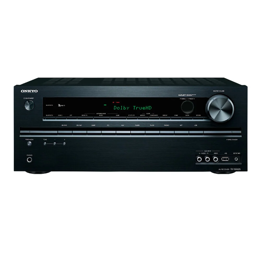 Onkyo TX-NR626 7.2 Network 3D AV Receiver Black TXNR626