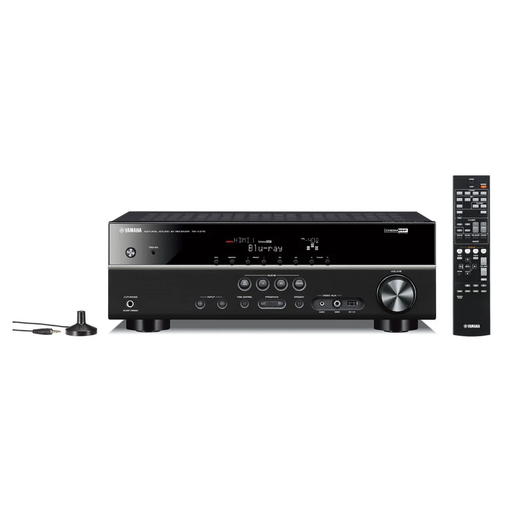Yamaha RXV777 7.2 3D 4K Network AV Receiver- Black | Hyperfi