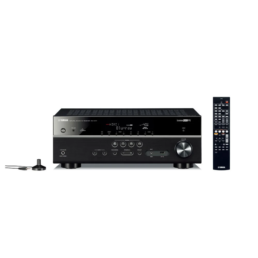 Yamaha RX-V477 5.1 3D 4K Network AV Receiver - Black