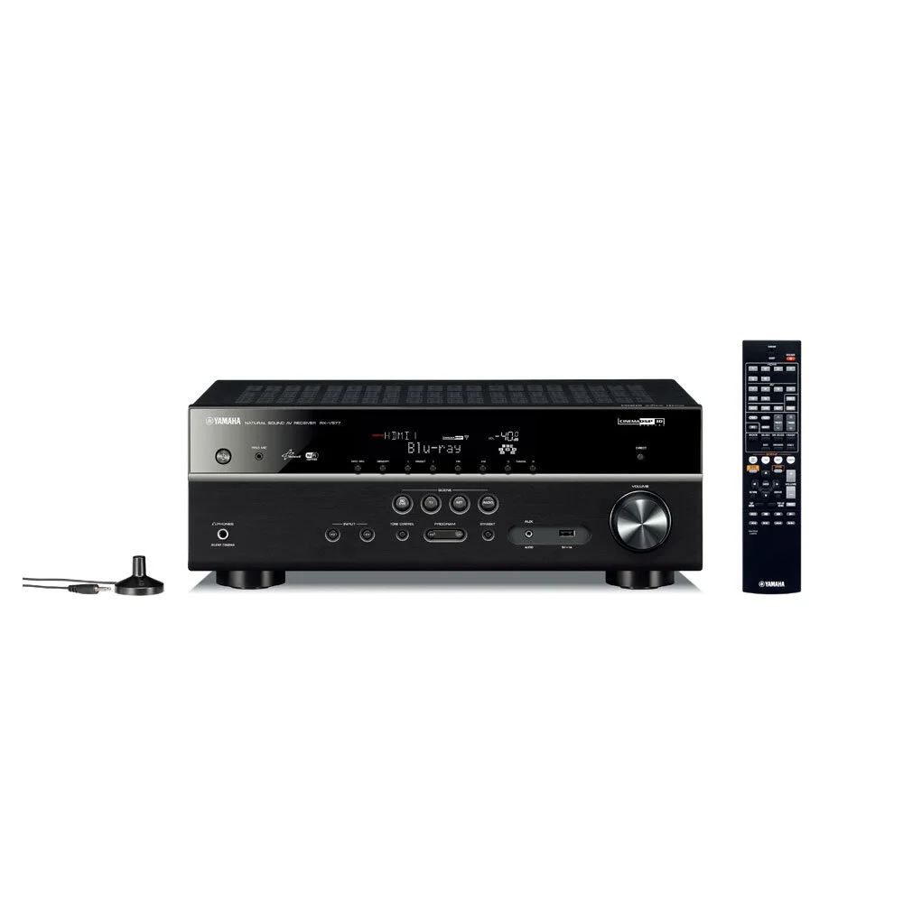 Yamaha RXV577 7.2 3D 4K Network AV Receiver - Black