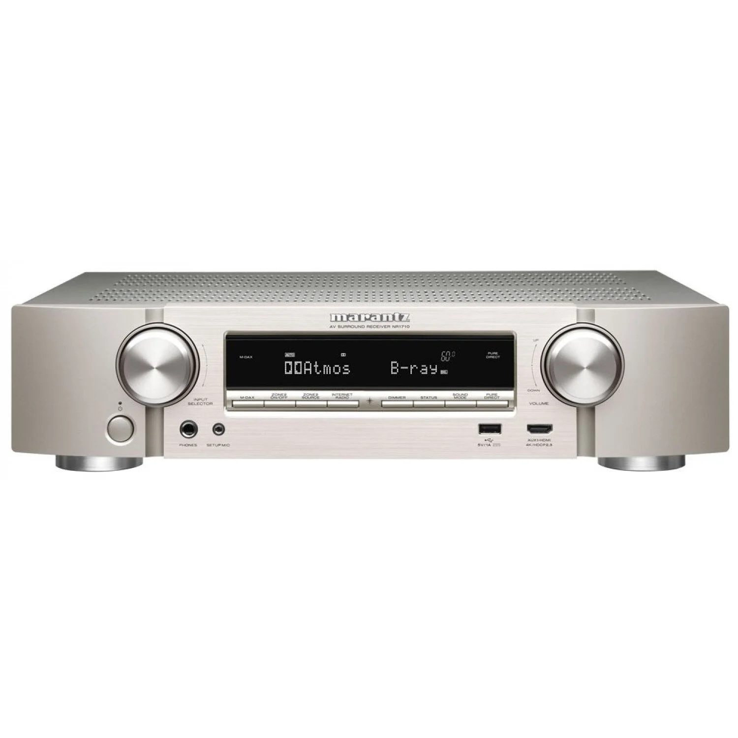 Marantz NR1710 AV Receiver NR-1710 Silver Gold | Hyperfi