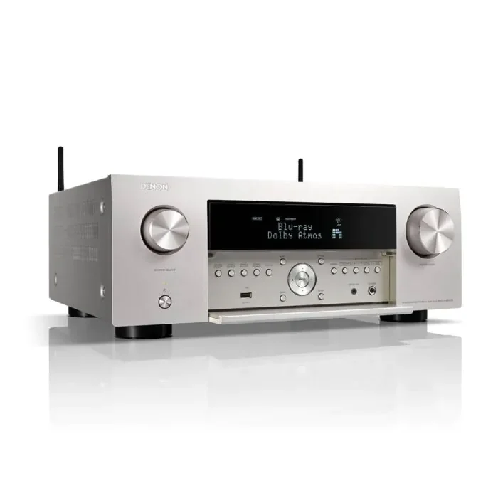 Denon AVCX4800H 9.4 Channel 8K AV Receiver Amplifier AVC-X4800H Silver