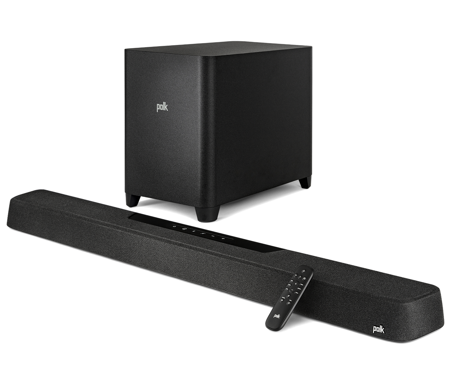 Polk React Soundbar & Subwoofer Alexa & Bluetooth Built-In REACT