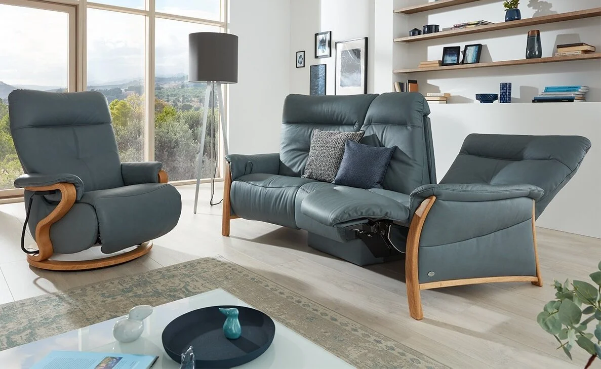 Himolla Hudson Wood Sofa — Mollaghans of Longford