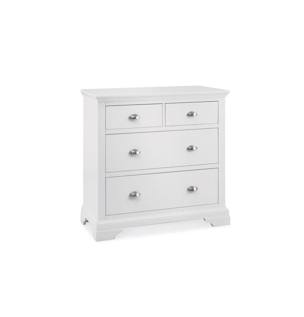 Hampstead White 2+2 Chest